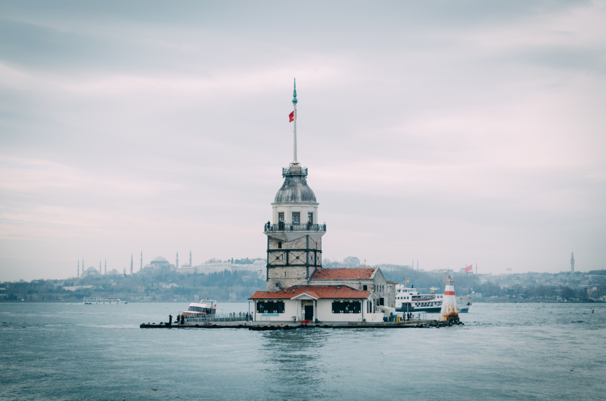 The Maiden's Tower in İstanbul, Turkey
