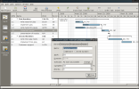 Screenshot showing gantt chart